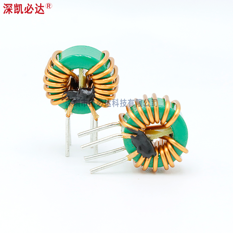 共模电感800UH 10A T14*8*7插件绿环磁环电感大电流 滤波电感线圈