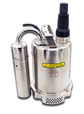 Mepcaato全自动不锈钢潜水泵低液位地下室抽排水泵自动启停cssf25