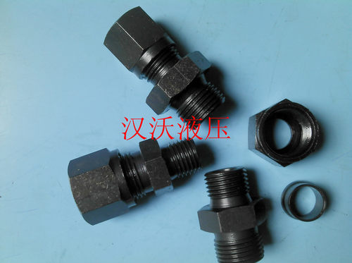 GBT3733卡套式端直通10#/16*1.5-14*1.5液压软管油管过渡接头