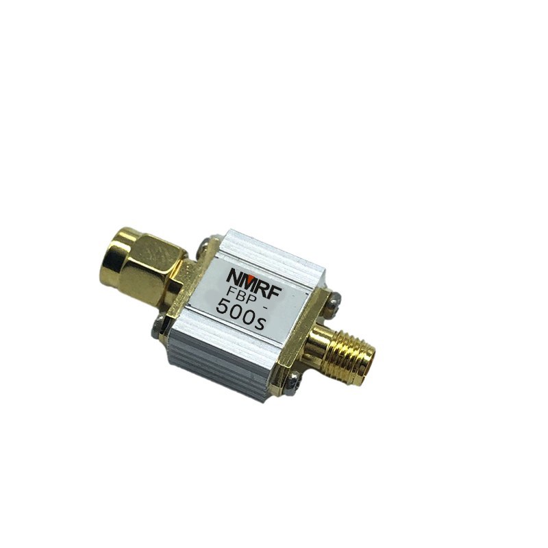 500MHz 射频同轴带通SAW滤波器 1dB带宽24MHz SMA接口 487~511MH