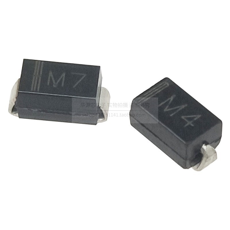 M7/M1/M2/M4 SMA整流二极管1A 贴片1N4001/1N4002/1N4004/1N4007