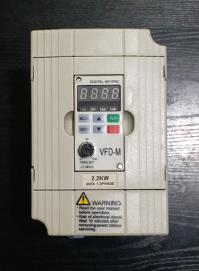 【高性能多功能变频器】通用迷你型VFD022M43B 三相380V 2.2KW