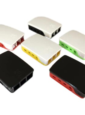 树莓派2代3代4代Raspberry Pi 2B 3B 3B+ 4B外壳盒子红白色红黑色