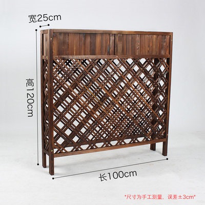 店铺门口围栏杆饭店大堂隔断栅栏餐厅花架木栅栏户外庭院装饰矮墙