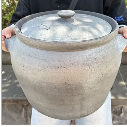 商用定制耐高温无釉陶土卤肉炖锅