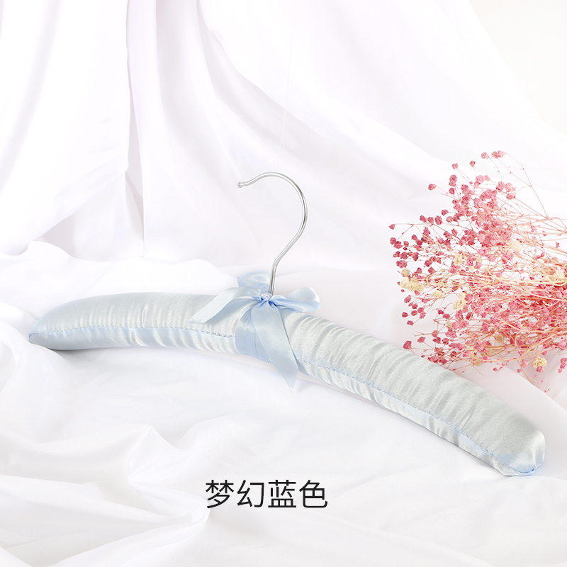 极速布艺海绵衣架家用包布棉防变形针织衫挂N毛衣女士衣服架防肩