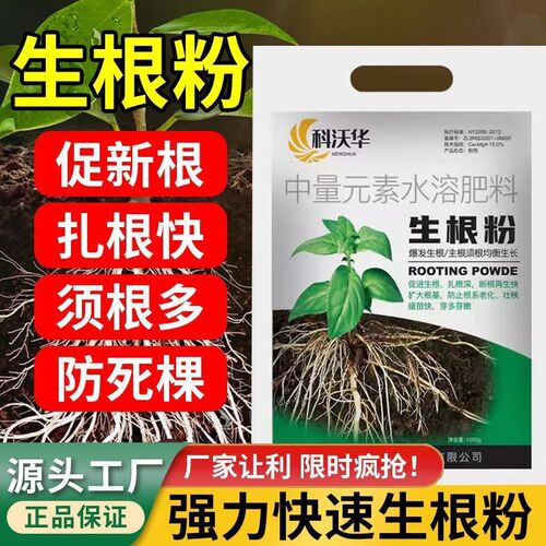 生根粉生根壮苗剂死m苗烂根沤根植物通用果树移栽扦插壮苗速溶强