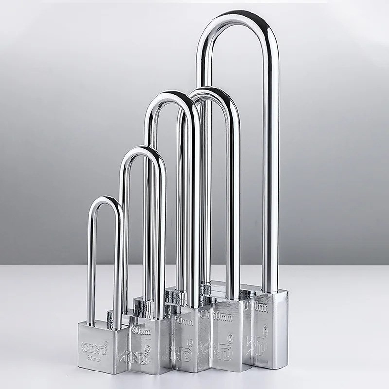 新款加长长鼻子挂锁长梁不锈钢门锁长柄长锁头家用卧室防水锁柜子