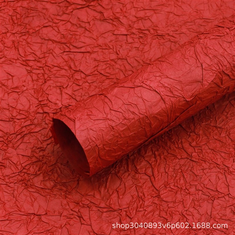新款现货手工石纹肌理褶皱艺术纸特种纸生日情人节礼物包装纸