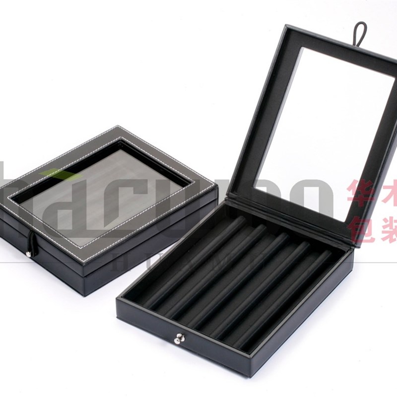 新款高档皮质扑克盒 扑克包装盒 棋牌筹码包装盒 橡皮印章木盒