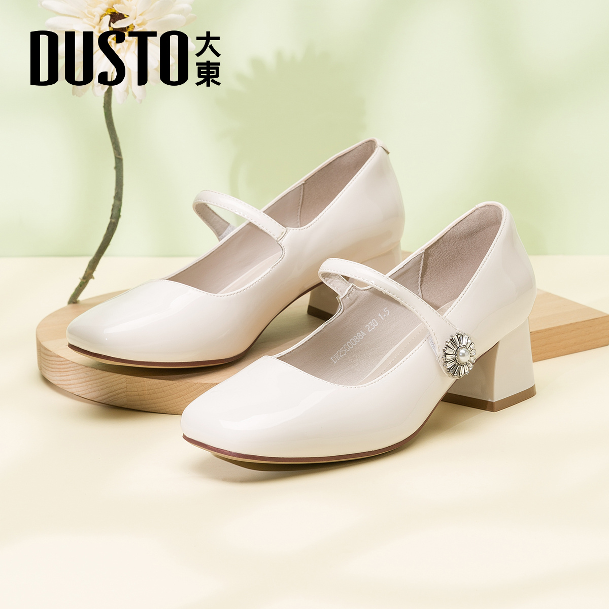 大东官方正品法式单鞋玛丽珍鞋