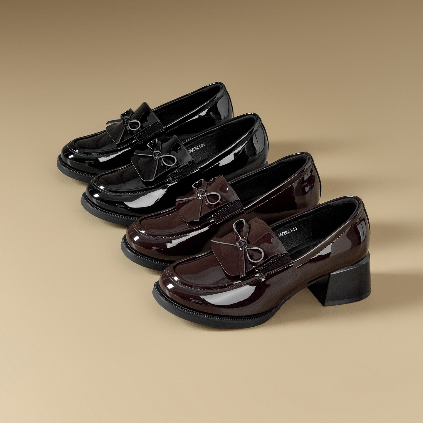 大东官方正品一脚蹬乐福鞋小皮鞋