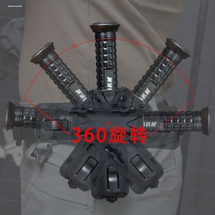 新战术360度旋转伸缩棍 甩棍套快拨棍套 安保器材机械棍EKA GAS套