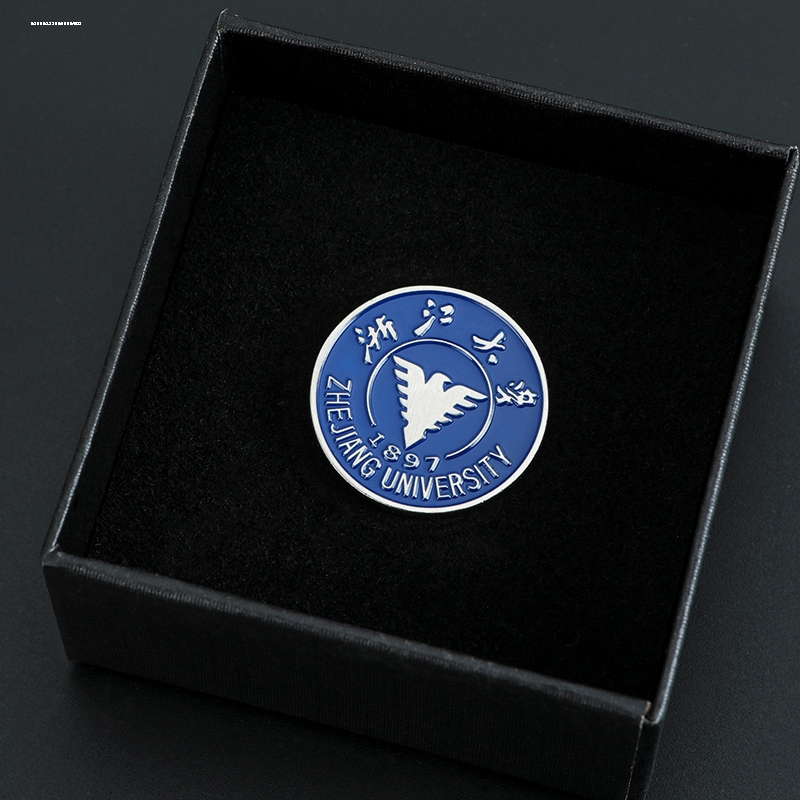 金属徽章制做学校校徽胸牌创意胸章大学徽章