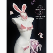 ArcherOFTender 制服套装 吧唧兔子 甜美丝绒兔女郎性感小胸三点式