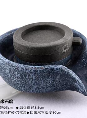 新品树脂石磨假山盆景上水石吸水石装饰流水瀑布造U景仿真室内客