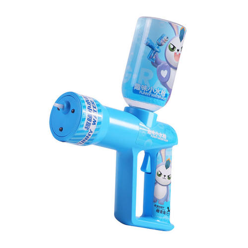 极速2023爆款格鲁兔全自动水枪卡通户外多孔泡泡V机儿童生日礼物
