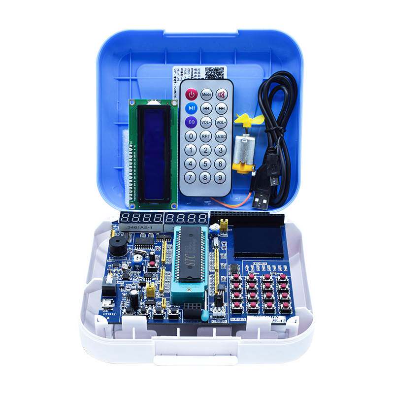 新品51单晶片开发板STC89C52学习板MCU实验板diyU套件 C51设计