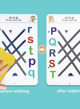 极速Magical Tracing pWorkbook Reusable Calligraphy Copybook