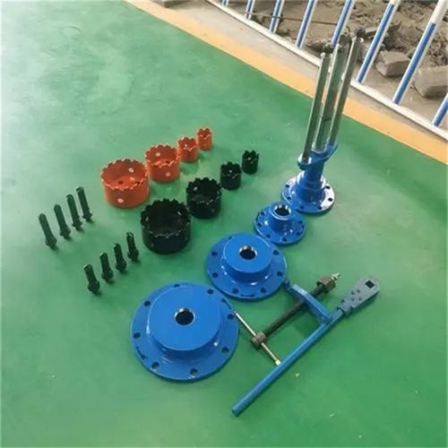 极速新品管道带压钻孔机 手提液压 小型可携式电动冲孔X Y钢板角