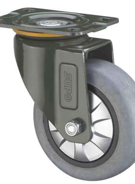 防静电 导电 向荣 5寸 中型工业 TPR 万向 脚轮J03S-01-125-432