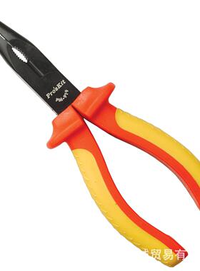 Pro`skit/宝工 PM-919 VDE 1000V尖嘴钳(170MM)t无牙尖嘴钳工具