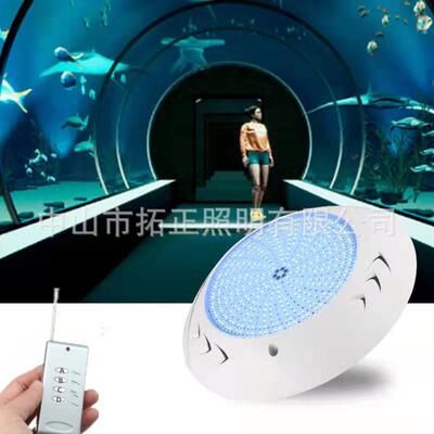 厂家直供LED 全灌胶18W/25W/35W RGB带遥控SMD2835泳池灯