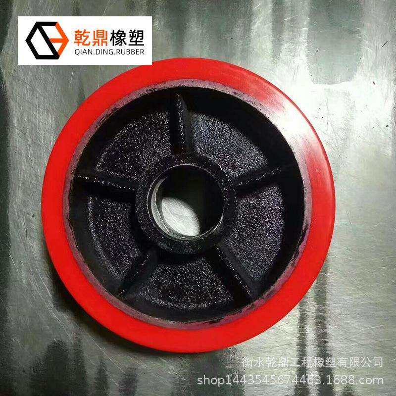 万向PU聚氨酯脚轮 重型脚轮4寸5寸 重型铁芯聚氨酯pu轮