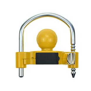 定 制拖车锁花篮锁交通器材拖车U型球罩连接器游艇房车拖车钩E18