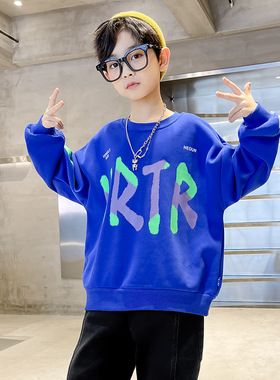 极速2022 Teen Boys Sweatshirxt Long Sleeve T Shirt Spring Au