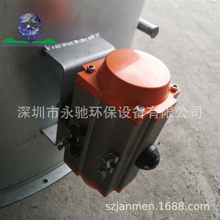 极速镀锌电动风阀 圆形镀锌手动调节K阀 对开多叶密闭式风阀