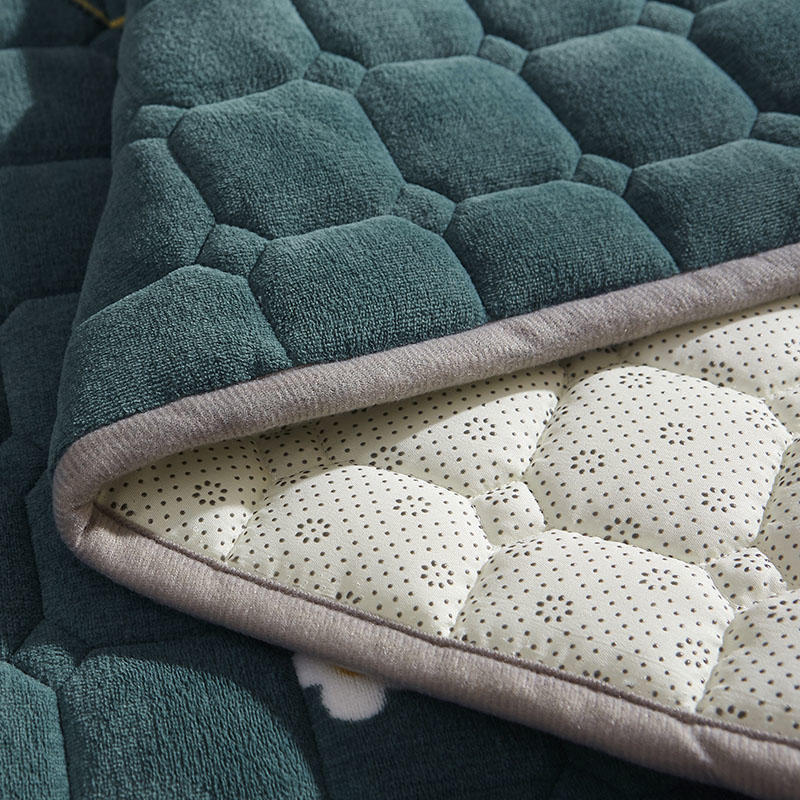 极速冬天铺床防滑加厚珊瑚绒毛毯床单单件毛绒毯子法W兰绒床垫单