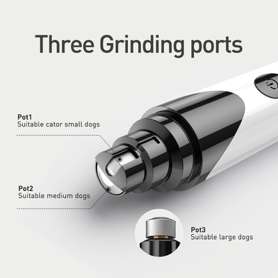速发Pet Electric Nail Clippers Grinders Quiet USB Charging C