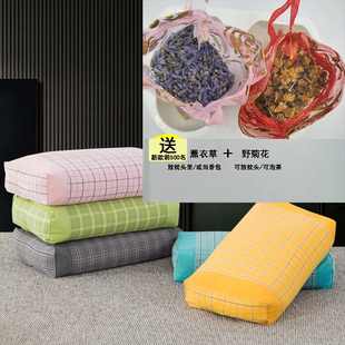 极速纯荞麦皮枕头k男成人大小号全荞麦皮长方形高硬颈护椎支撑助