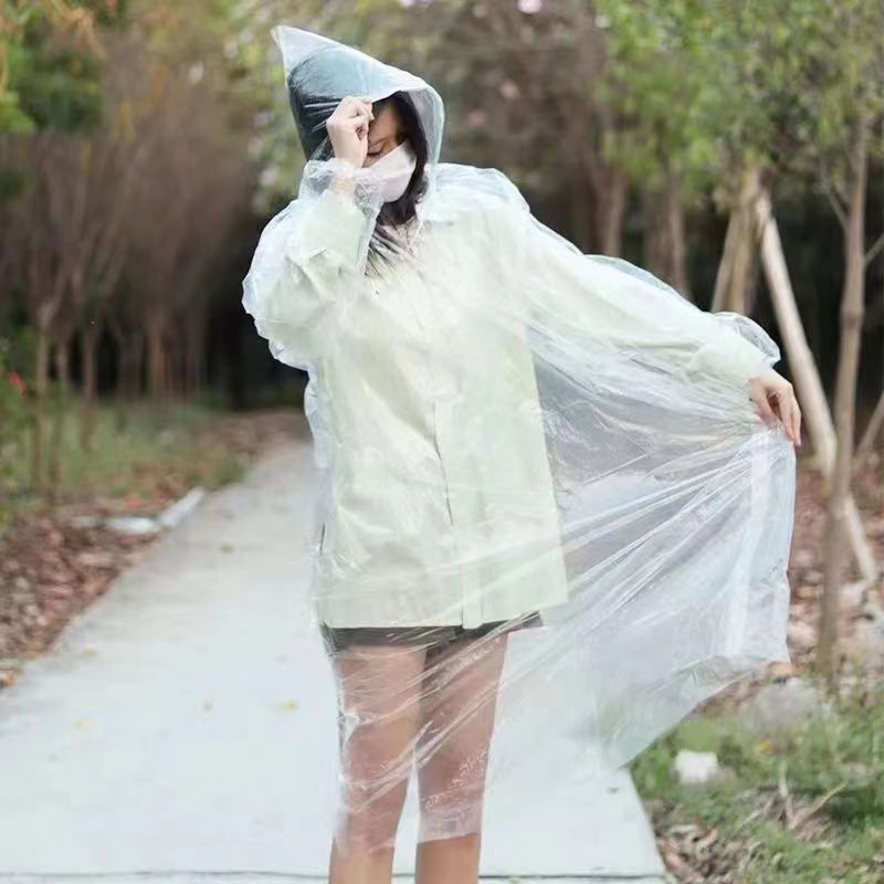 极速sss雨季一次性压缩卡片雨衣儿童成人女长版加厚可Z携式户外全