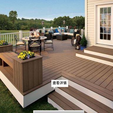 极速塑木地板防腐木板 木塑庭院别墅花园天台公园林Y广场户外地板