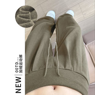 运动裤子女款春秋季2026小个子美式低腰宽松bf慵懒风卫裤休闲阔腿