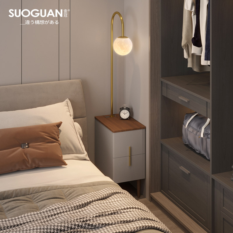 极速钓鱼灯落地灯客厅irns抽屉充电卧室轻奢月球床头柜灯一体落地,家装灯饰光源,装饰落地灯,淘宝优惠券,粉丝福利购,淘宝优惠卷