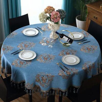 极速European Round Table tableZcloth 1.4 emN round household