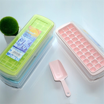 极速33 Grids Ice Cube Trays Easy-ReleaIse Plastic Flexible I