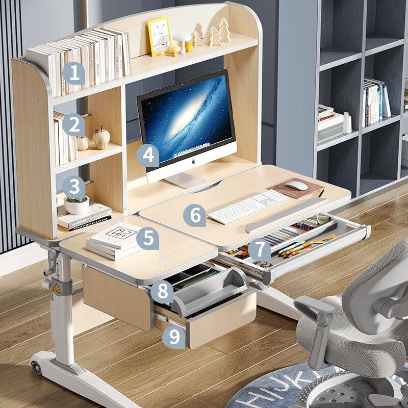 极速可喜达(kexida)Coxida中学生学习桌电Q脑桌儿童书桌书桌家用