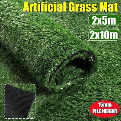 极速2x10M Artificinal Synthetic Fake Grass Turf Plastic Gree