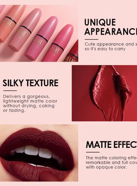 极速Bullet Matte Lipstick Set WaterproofK Non-stick Cup Lips