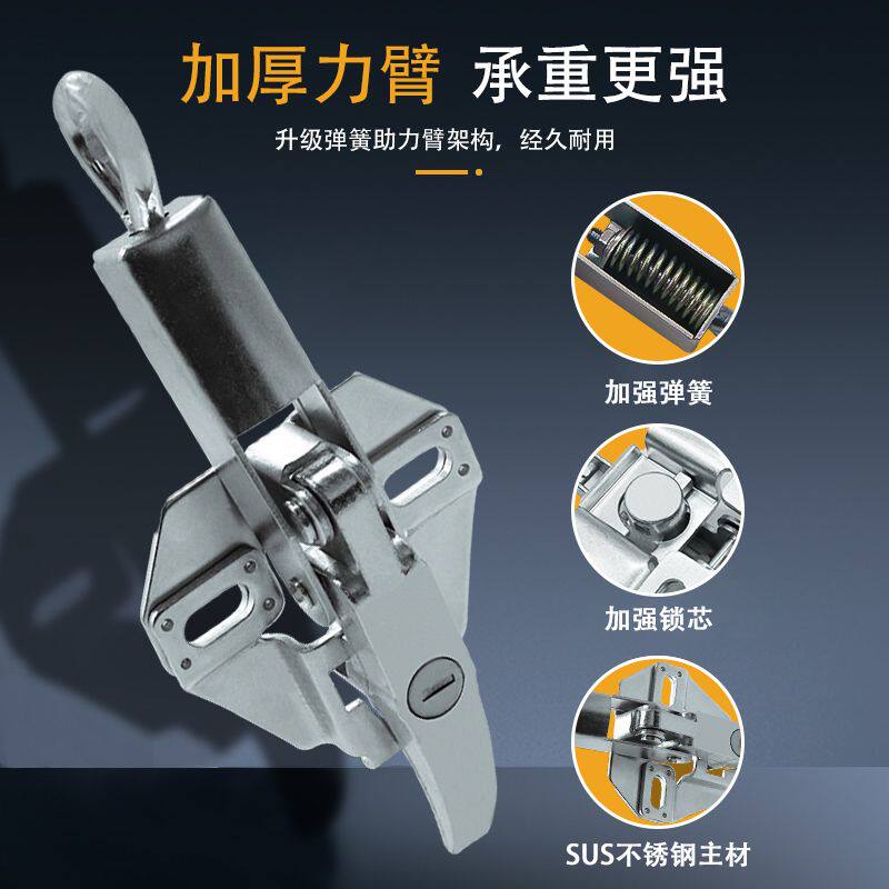 极速挖掘机卡特320B/C/D缸盖锁336机头锁L发动机盖锁 缸盖锁配件