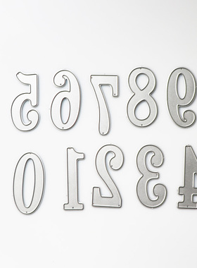极速Big Digital Set Die Cut Numeral Metal CutQting Dies Sten