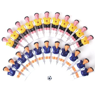 极速22pcs Ffoosball Man Table Guys Man Soccer Player Part Ye
