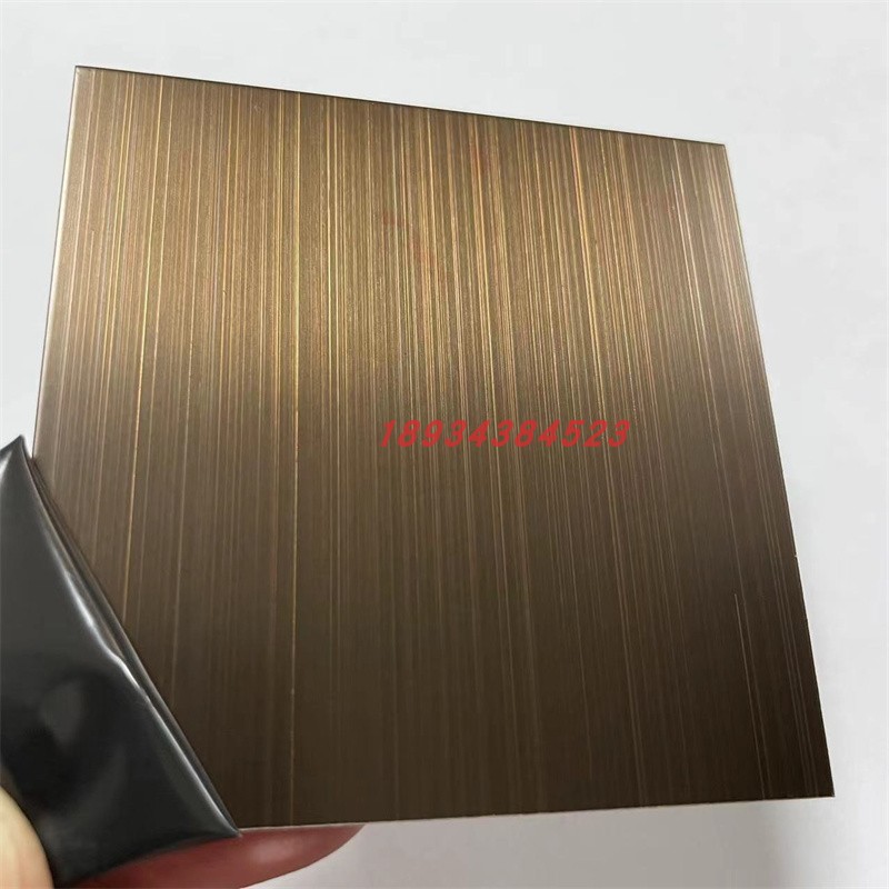 极速拉丝黄古铜不锈钢做旧乱纹鎏金金属镀铜发黑红铜做Y旧仿古铜