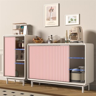 开放柜子遮挡帘厨房橱柜防尘防油烟遮丑免打孔滑轨杂物折叠杂物帘