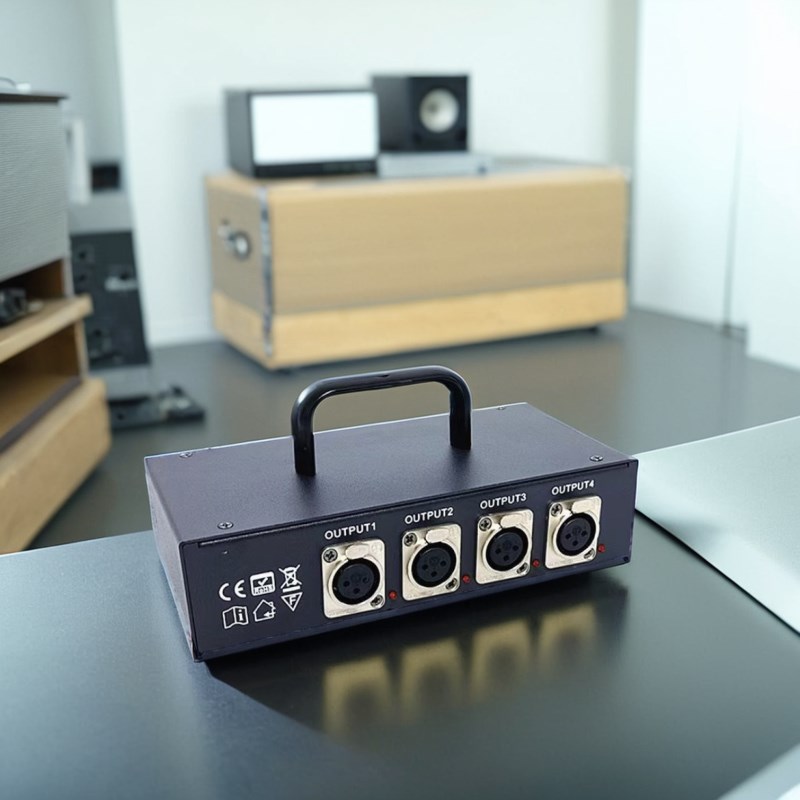 灯光信号放大器dmx512扩大器舞台分配器4路光电隔W离8路加强器