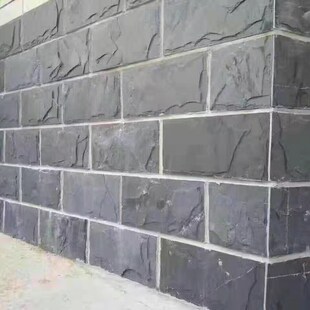 热销青石板蘑菇石仿古石材室外墙砖别墅庭院围墙院子文化石外墙砖